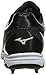 Mizuno Women's 9-Spike Advanced Sweep 3 Softball Shoe, Black/White, 8.5 D US