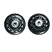 Mute Wear-resistant Luggage Suitcase Replacement Wheels Kit Inline Outdoor Skate Replacement Wheels Diameter 2.75 inch