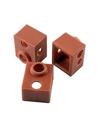[gulfcoast Robotics] 3 pcs x calcetín de silicona, protección térmica para V6 3d impresora extrusora hotend.