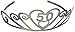 Glittered 50 Tiara Party Accessory (1 count) (1/Pkg)