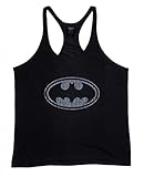 Batman Logo Men's Workout Tank Top Stringer Shirt Gym