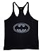 Batman Logo Men's Workout Tank Top Stringer Shirt Gym