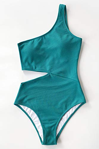 CUPSHE-Womens-Candy-Rain-One-Shoulder-One-Piece-Swimsuit-Bathing-Suit