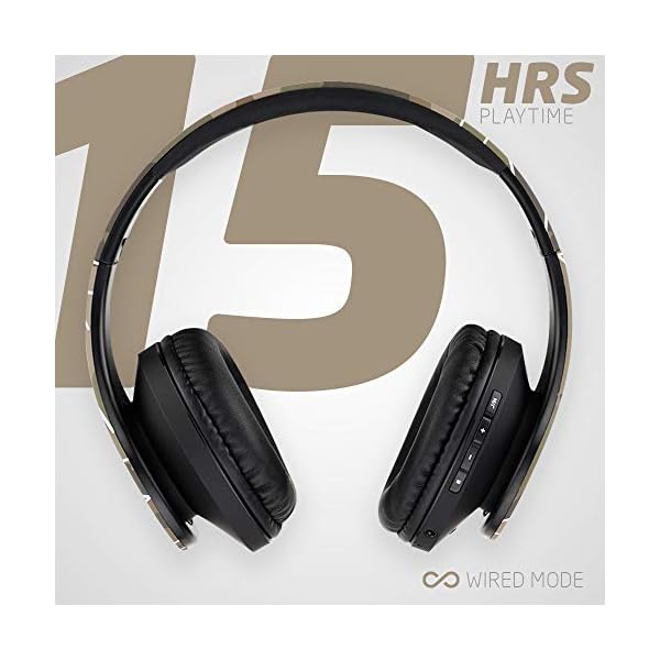 PowerLocus-Bluetooth-Over-Ear-Headphones-Wireless-Stereo-Foldable-Headphones-Wireless-and-Wired-Headsets-with-Built-in-Mic-Micro-SDTF-FM-for-iPhoneSamsungiPadPC-Camouflage PowerLocus Bluetooth Over-Ear Headphones, Wireless Stereo Foldable Headphones Wireless and Wired Headsets with Built-in…