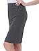 Kate KasinElastic Vintage Cotton Gray Retro Wear to Work Pencil Skirt M KK269-2