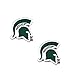 Michigan State Spartans Post Stud Logo Earring Set Ncaa Charm