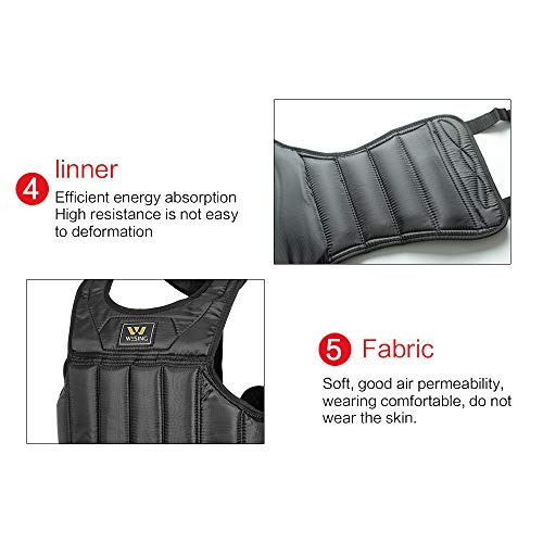 image for W WESING Wesing Martial Arts Muay Thai Boxing Chest Protector MMA Sand