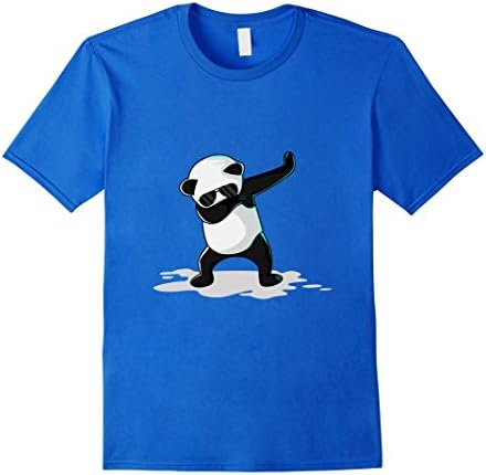 Mens Dabbing Panda T-Shirt - Funny Panda Dab T-Shirt XL Royal Blue