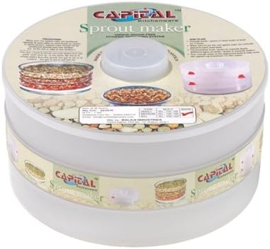 Ophion Capital Seed Sprouter Food Grade Plastic BPA Free Container Sprout Maker Medium Size