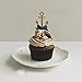 Bilipala Anchor Cake Cupcake Topper Picks For Nautical Theme Decorations Party Supplies, 12 Counts