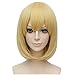 Flovex Short Straight Anime Bob Cosplay Wigs Natural Sexy Costume Party Daily Hair with Bangs