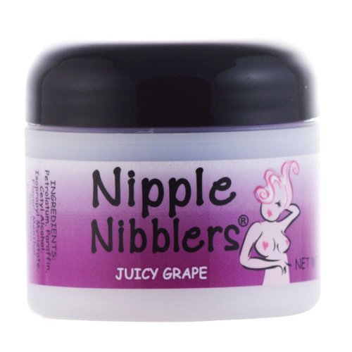 1 Nipple Nibblers Arousal Lip Balm Tub Tingle Gel Oral Cream Grape