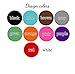 Stethoscope Name Tag (12 Colors) Adjustable Yoke ID Label Personalized - You Choose Custom Font, Design SIze and Decorative Frame