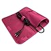 Hairizone Flat Iron Cover Thermal Pouch and Cable Holder for Hair Straightener, Curling Iron Case, Convenient Beauty Product Storage Bag for Travel, Pink