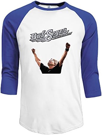 FLRS Men's Bob Seger The Silver Bullet Band Half Sleeve Basketball T-shirts RoyalBlue