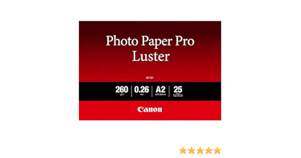 canon paper pro luster