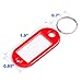 150 PCS Key Tags ID Plastic Tag with Split Ring Label Window, 10 Colors