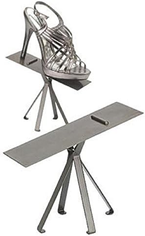 Boutique Raw Steel 6 inch Shoe Display Stand
