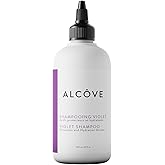 Alcôve - Violet Shampoo - Evening Primrose Oil, Mango Extract, and Argan Oil - Sulfate-Free - Blonde Hair - Colored Hair - Neutralize Yellow Tones - Refresh Highlights - Color-Safe -10oz
