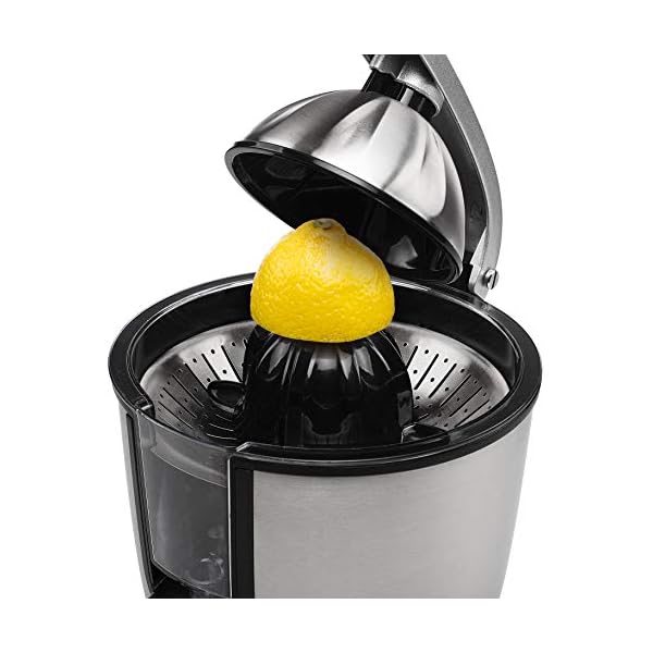 Princess Citrus Juicer Champion – Professional Orange and Lemon Squeezer – Stainless Steel – Lever arm – Universal Cone…
