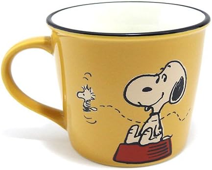 Amazon スヌーピー Snoopy マグカップ イエロー Peanuts コップ カップ マグ 黄色 即日 翌日発送 おもちゃ おもちゃ