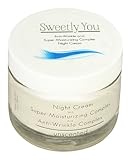 Sweetly You Anti-Wrinkle and Super Moisturizing Complex Night Cream - Fragrance Free - 2oz. Deep Line anti-aging face cream. Helps to visibly reduce lines and wrinkles. Intense skin rejuvenating face cream. Supports healthy collagen.