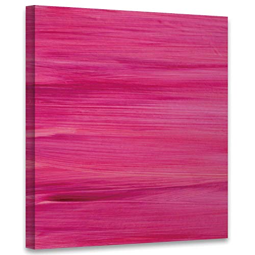 Pummelouty-Painted-and-Fuschia-Gradient-with-Brush-stsrokes-SpringtimeWall-Art-Decoration-Paint-Motivational-p-s-16x16