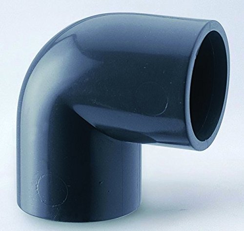 Adequa C-40 C-40-Elbow Pressure PVC 90G D 40 Female Elbow, 40 mm