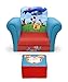 Delta Children Upholstered Chair with Ottoman, Disney Mickey Mouse