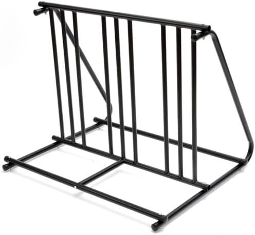 HD Steel 1-6 Bikes Floor Mount Bicycle Park Storage Parking Rack Stand 2 3 4 5