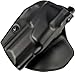 Model 6378 ALS Paddle Holster, Fits Glock 19/23 with Light, Right Hand, Plain Black Finish