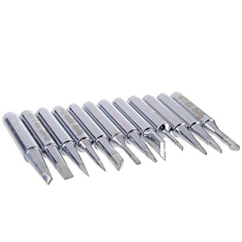 DAOKI 12pcs Solder Screwdriver Iron Tip 900M-T for Hakko Soldering Rework Station Tool Electronic 936/937/928 - Thumbnail 2