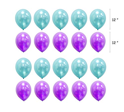 Mermaid Party Supplies Pool theme Set 209pcs - Flasoo Mermaod Tails Themed Birthday Parties Decorations Includes Disposable Tableware Kit - Serves 16 Guest
