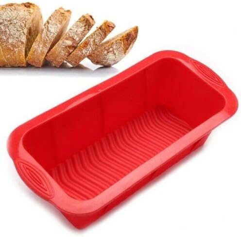 Mufira Silicone Bread Loaf Cake Baking Mold Tray - Assorted Colours
