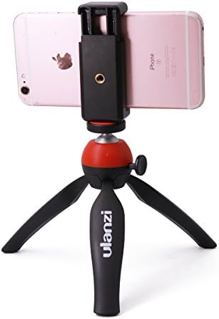 Ulanzi Mini Compact Tripod with Phone Clip for iPhone 7 6s Plus Smartphones Canon Nikon Sony Gopro XiaoYi Cameras