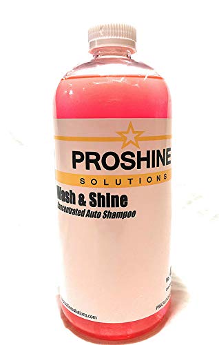 Proshine Solutions Wash & Shine Concentrated Auto Shampoo - 1 Quart