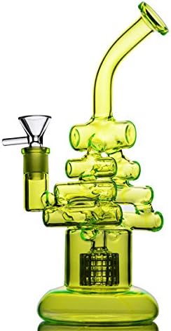 Glass Ornaments Fluorescent Green Handmade Piece Great Gift 14mm