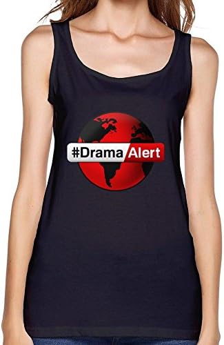 Hkerly Women's DramaAlert Logo Tank Tops
