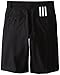 adidas Golf Boy's 3-Stripes Shorts, Black/White, Small