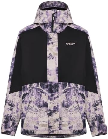 Oakley Mens Range Recycled Jacket 2.0, Oxidation Print Lilac