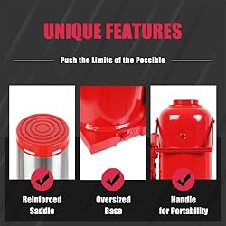 BIG RED T95007 Torin Hydraulic Stubby Low Profile