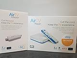 AirTV All-In-One with Dual Tuner Adapter | 3ft Cat5e UTP Cable & ASKA TV Coaxial Cable Splitter | Bonus $25 SlingTV Credit