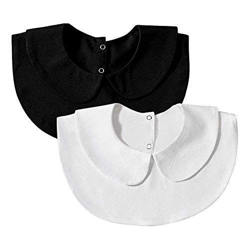Joyci Girls Peter Pan Detachable Fake Collar Half Blouse Dickey Doll Collar