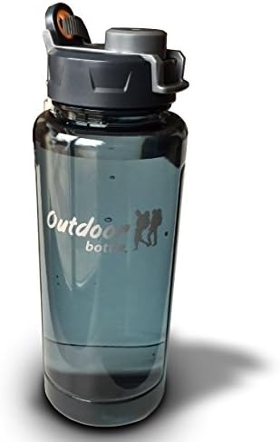Outdoor Water Bottle 32 Ounce - Leakproof - Sturdy - Lightweight - Unbreakable - Easy to Carry - Great for Hiking - Camping - Traveling