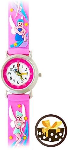 Fairies Love Neverland (Pink) Gone Bananas Girls Time Teacher Waterproof Fairy Watch