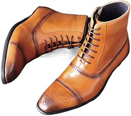 LOTFI Men's leather shoes Men Ankle Boots Male Dress Boots Pointed Toe  Casual PU Leather Shoes Men (Color : Hortel , Size : 12.5) price in UAE |  Amazon UAE | kanbkam