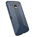 Speck Products Presidio Grip Cell Phone Case for MOTOROLA Moto Z2 Play - Marine Blue/Twilight Blue