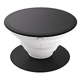 Smart Phone Expanding Stand and Grip, NOKEA Expanding Stand Holder Universal Finger Holder With Anti-fall Phone Air Sac Smartphone Desk stand Grip (Black/White/Black)