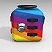 KCHKUI Fidget Cube by Fidget Toy Relieves Stress and Anxiety Attention Desk Toy for Children Adults Kids (rainbow)