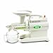 Tribest Greenstar GS-3000 Deluxe Slow Masticating Juicer, Twin Gear Cold Press Juicer & Juice Extractor, White